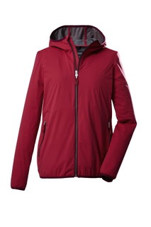 Killtec Wanderjacke KOS 61 mit Kapuze (2-Lagen, PFC-frei, sehr leicht) rose Damen